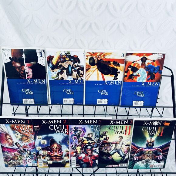 X-men Civil War 1-4 & Civil War II Xmen 1-4 Mini Series Lot - Picture 1 of 9